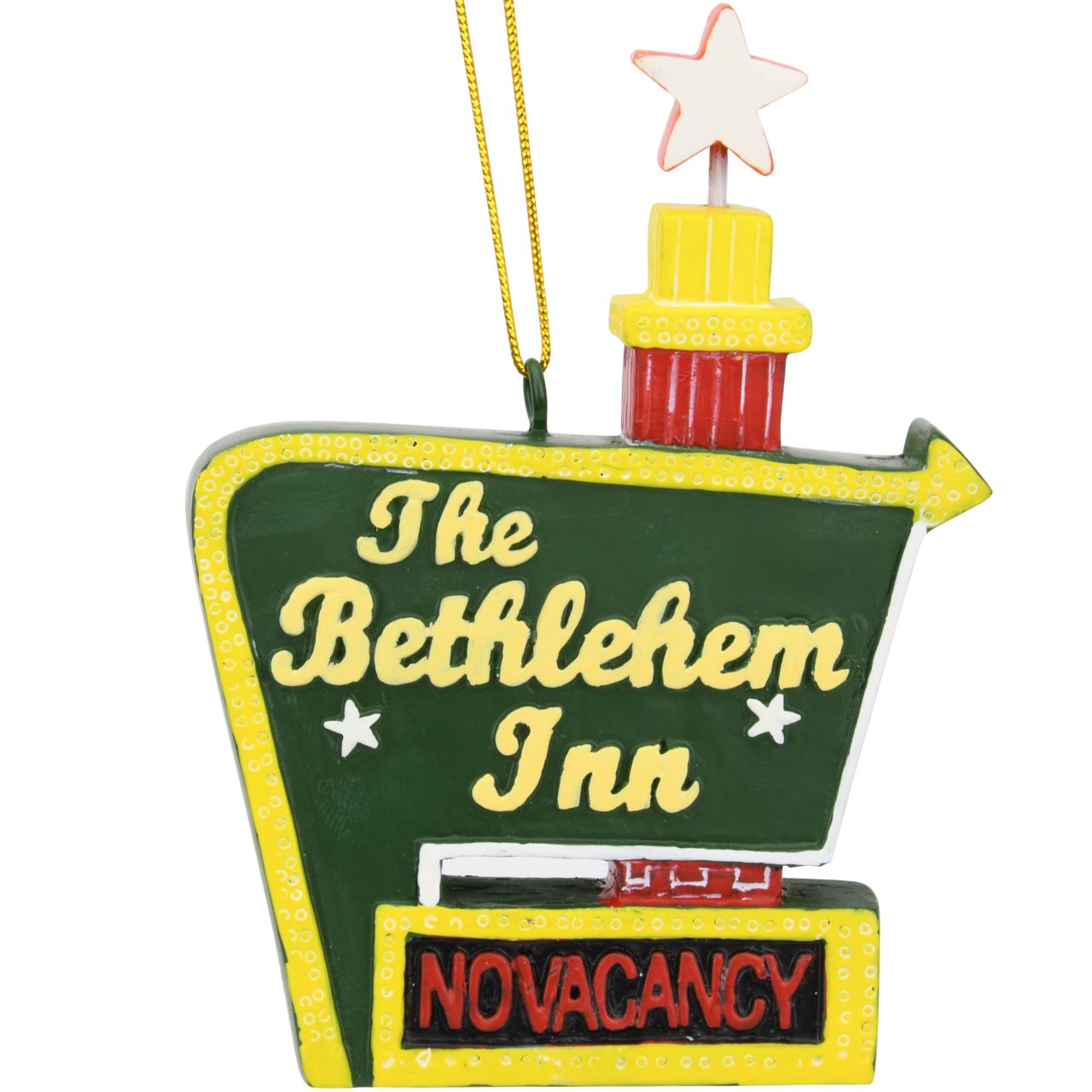 Tree Buddees No Vacancy at The Bethlehem Inn Sign / No Room in The Inn Funny Ornaments